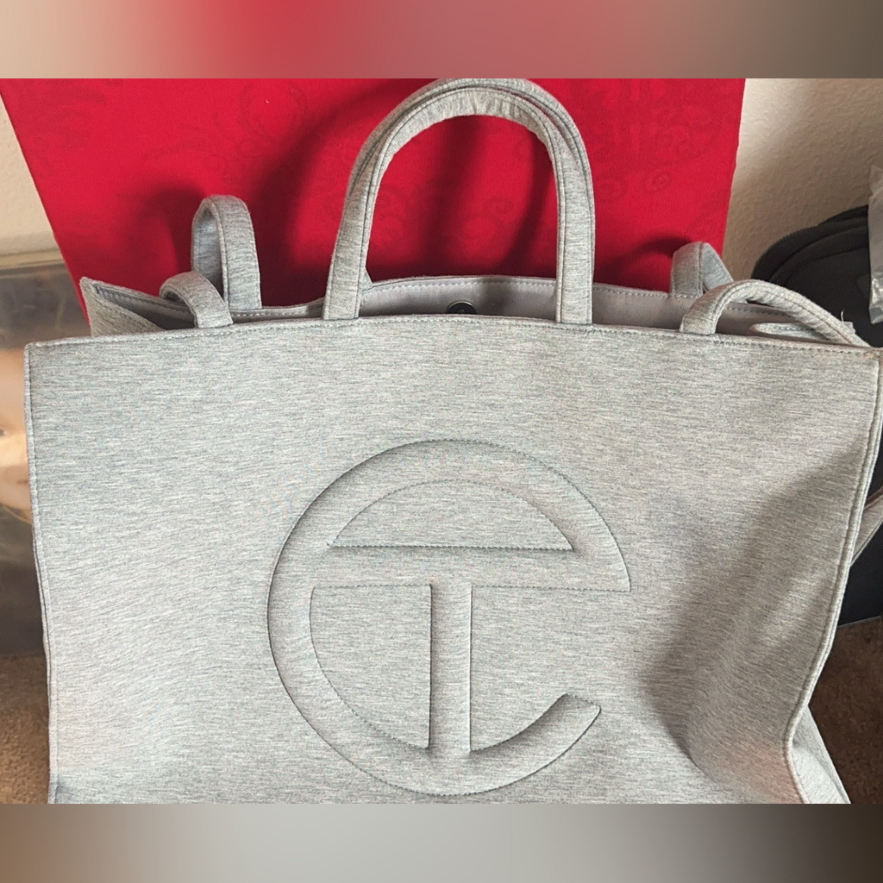 Telfar X Ugg Gray Crossbody Bag
